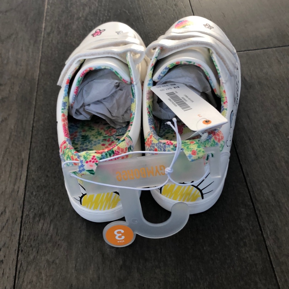 💖HP 10/03💖 Gymboree white girl’s sneakers - Picture 5 of 8